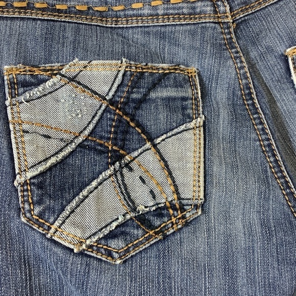 1st Kiss patchwork pocket‎ skinny jeans - Picture 5 of 8